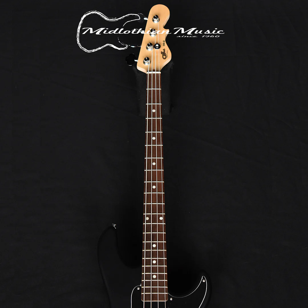 G&L Tribute SB-2 - Satin Black Finish - 4-String Electric Bass - Image 3