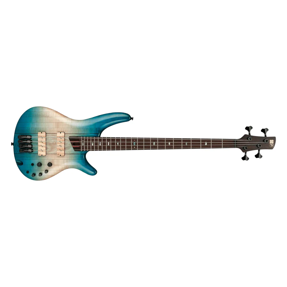 Ibanez SR4CMLTD Premium 4-String Bass Guitar - Caribbean Islet Low Gloss Finish - (I210310267) - Image 9