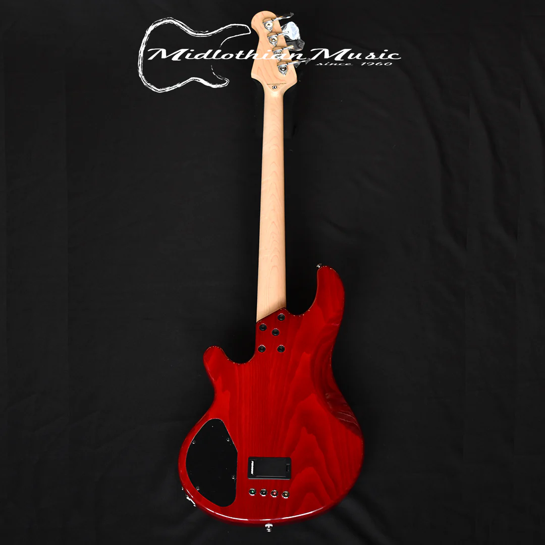Lakland Skyline 44-02 - 4-String Deluxe Bass Guitar - Cherry Burst Gloss Finish (210619389) w/FREE GATOR GIG BAG - Image 5