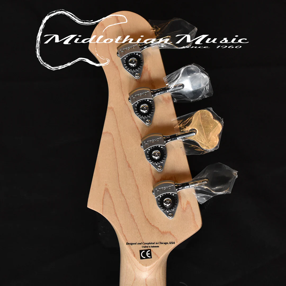 Lakland Skyline 44-02 - 4-String Deluxe Bass Guitar - Cherry Burst Gloss Finish (210619389) w/FREE GATOR GIG BAG - Image 8