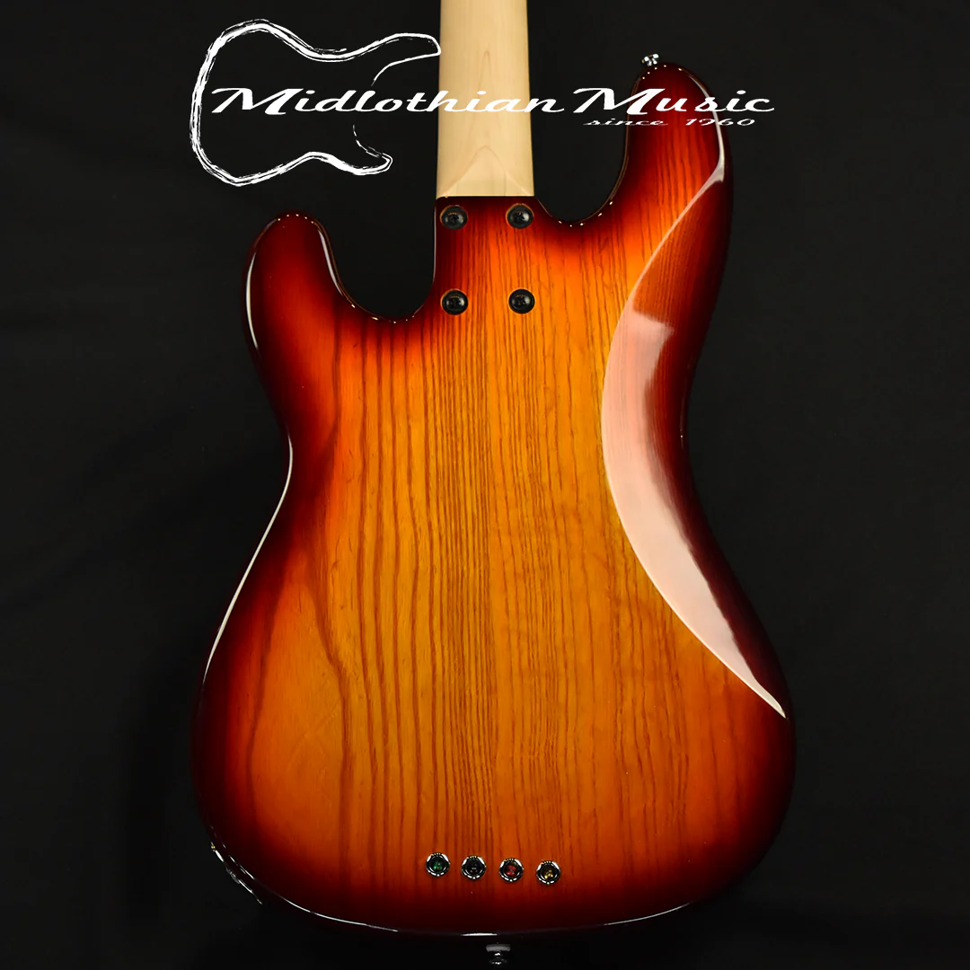 Lakland Skyline 44-64 Deluxe PJ Bass Guitar - Honeyburst Finish (220718048) w/FREE GATOR GIG BAG - Image 6