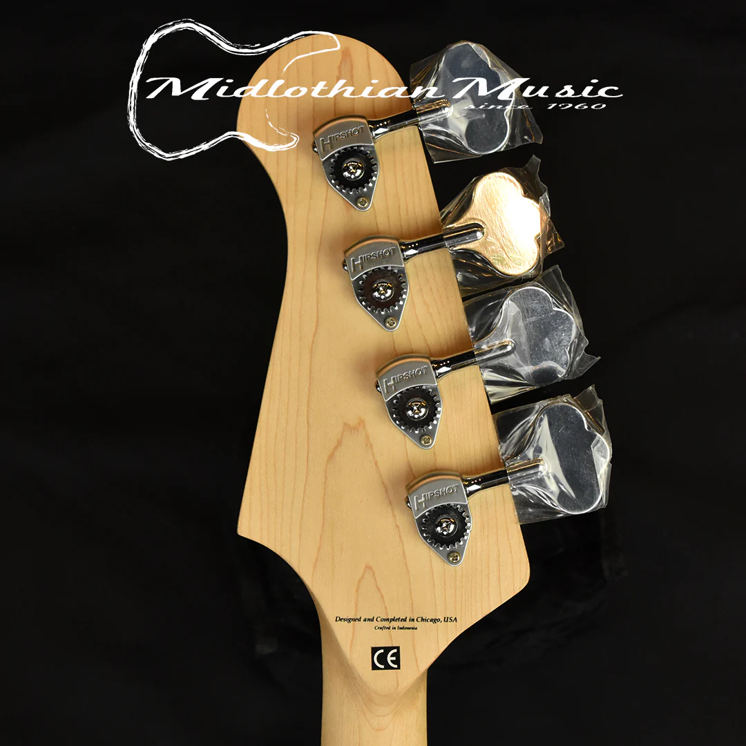 Lakland Skyline 44-64 Deluxe PJ Bass Guitar - Honeyburst Finish (220718048) w/FREE GATOR GIG BAG - Image 8