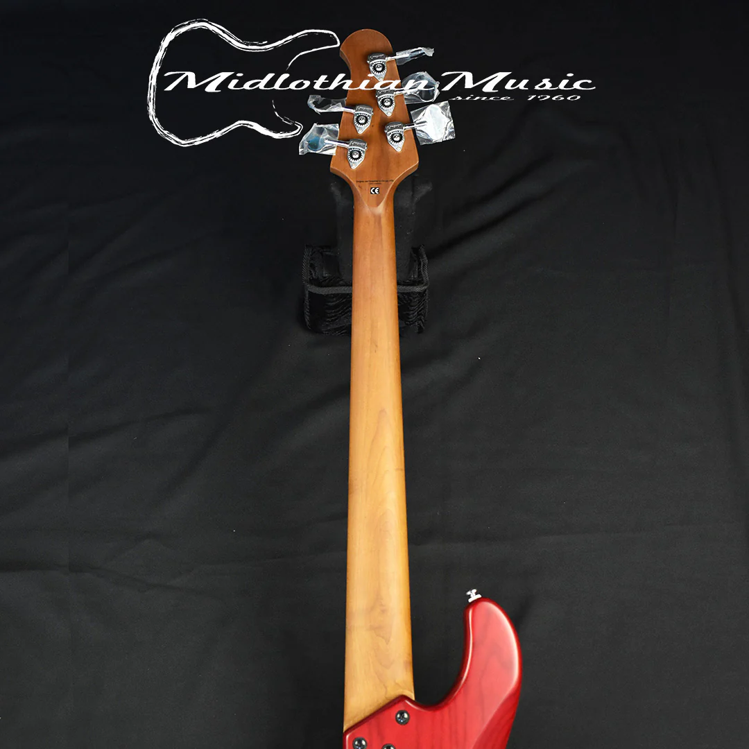 Lakland Skyline 55-02 Deluxe 5-String Bass - Quilted Satin Cherry Sunburst (210911284) w/FREE GATOR GIG BAG - Image 7