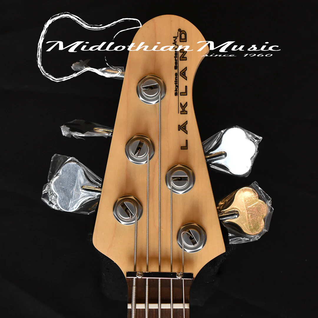Lakland Skyline 55-02 Deluxe 5-String Bass - Satin Honey Burst Finish (180501191) w/FREE GATOR GIG BAG - Image 4