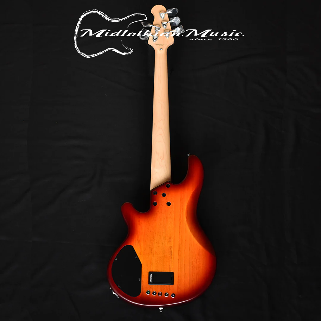Lakland Skyline 55-02 Deluxe 5-String Bass - Satin Honey Burst Finish (180501191) w/FREE GATOR GIG BAG - Image 5