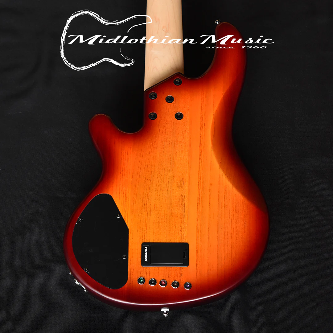 Lakland Skyline 55-02 Deluxe 5-String Bass - Satin Honey Burst Finish (180501191) w/FREE GATOR GIG BAG - Image 6