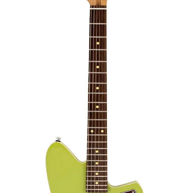 Reverend - Jetstream RB Solidbody Electric Guitar - Avocado Green Gloss Finish - Image 10