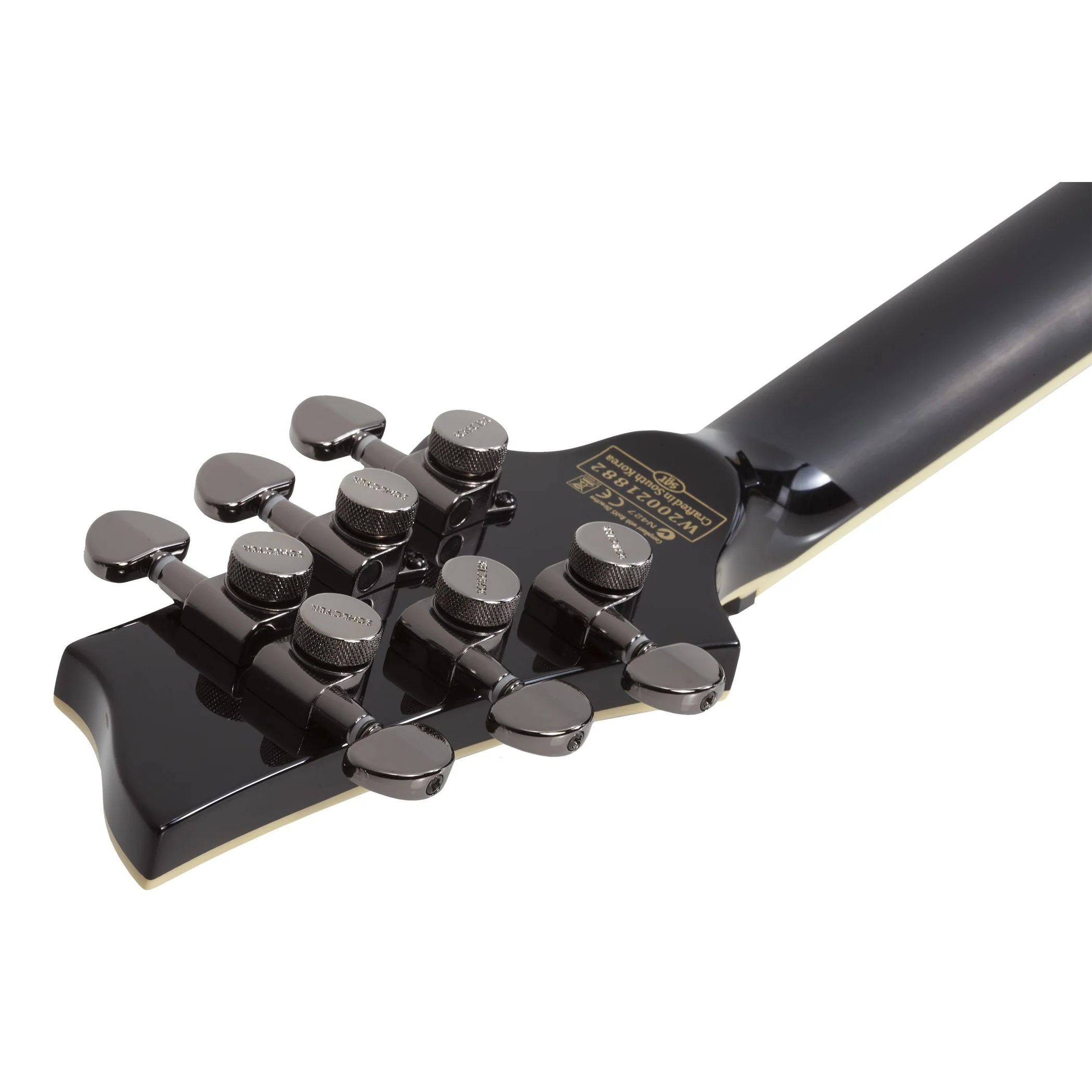 Schecter C-1 Blackjack Electric Guitar - Gloss Black Finish - Image 11