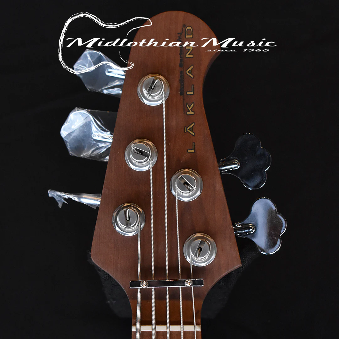 Lakland Skyline 55-02 Deluxe Bass Guitar - Satin Cherryburst (210911528) w/FREE GATOR GIG BAG - Image 4