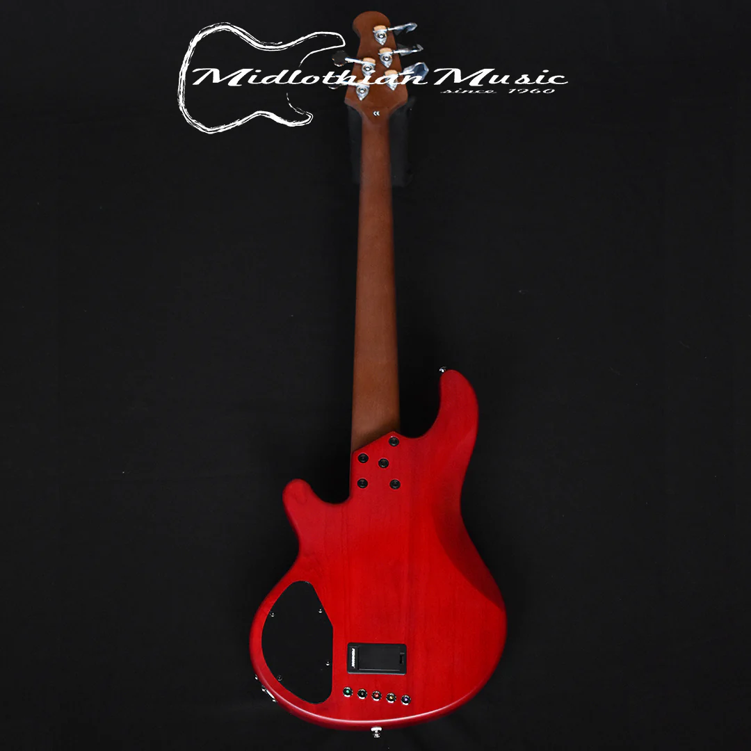 Lakland Skyline 55-02 Deluxe Bass Guitar - Satin Cherryburst (210911528) w/FREE GATOR GIG BAG - Image 5