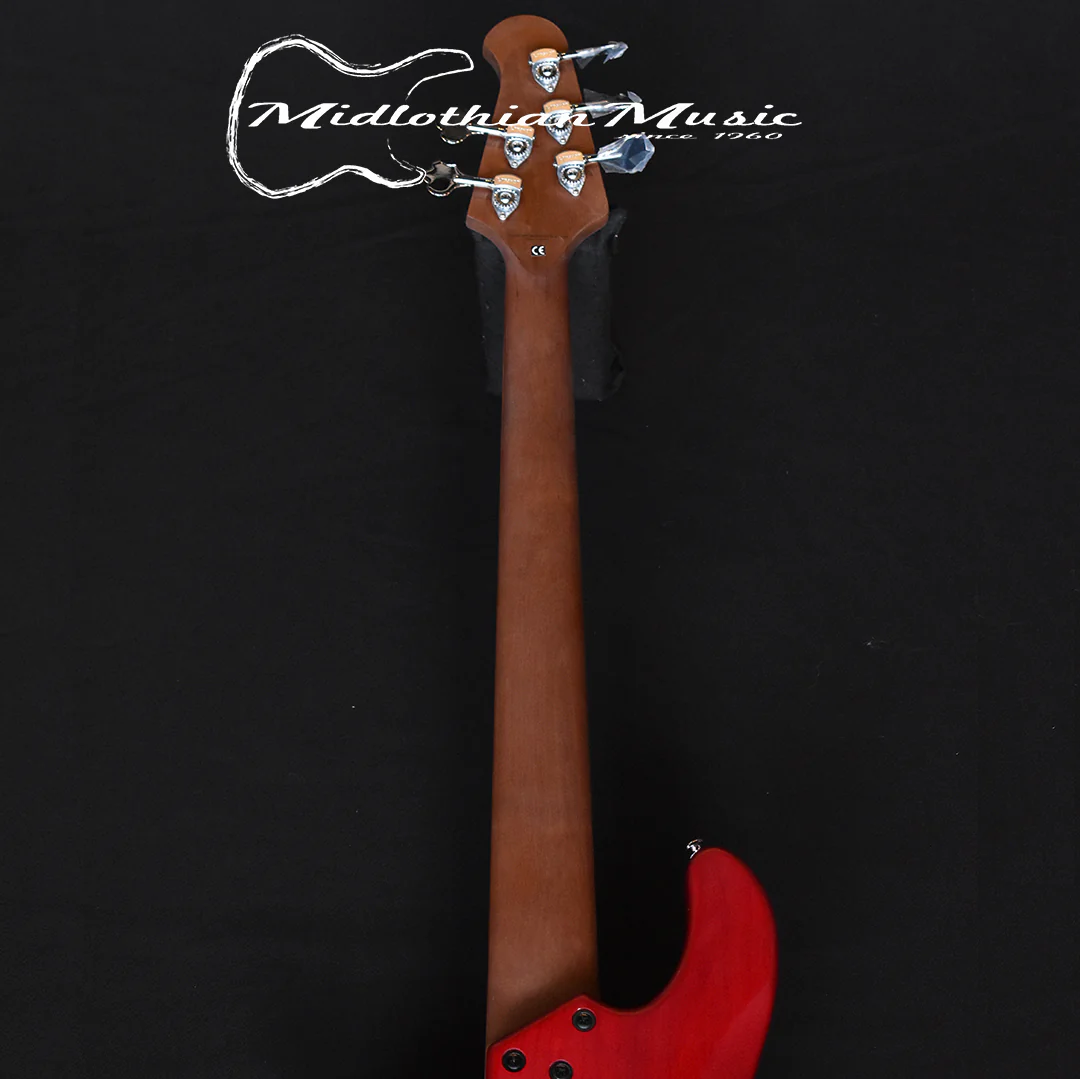 Lakland Skyline 55-02 Deluxe Bass Guitar - Satin Cherryburst (210911528) w/FREE GATOR GIG BAG - Image 7