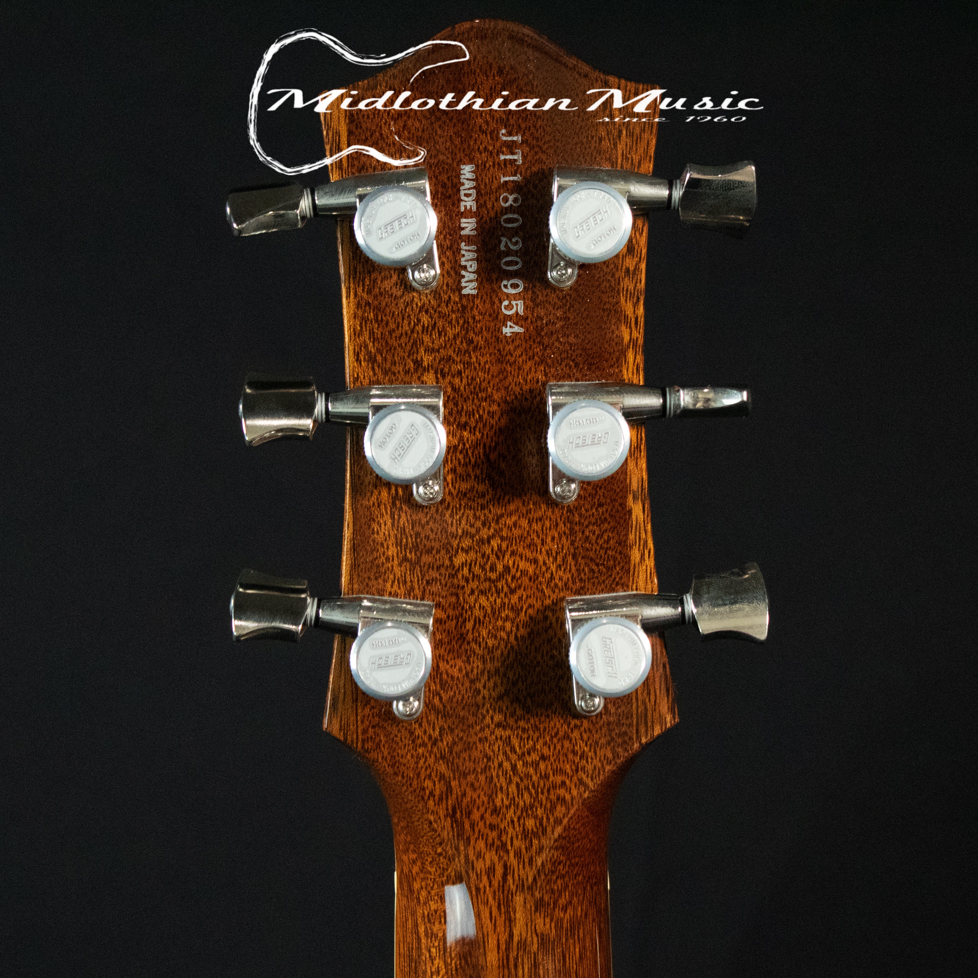 Gretsch G6228 Players Edition Jet BT w/V-Stoptail + Case - Dark Cherry Metallic Gloss Finish - Image 8