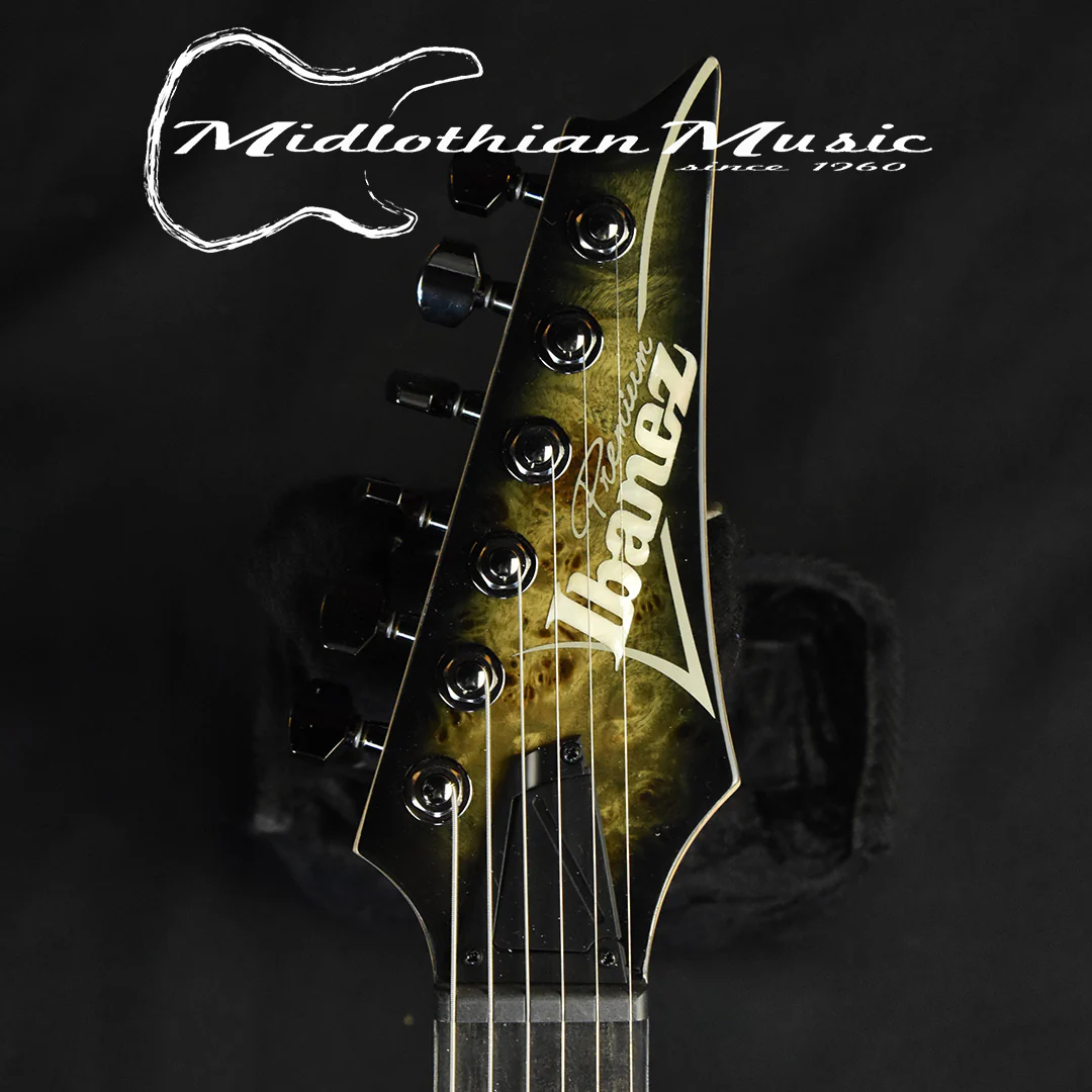 Ibanez RG1121PB-CKB RG Premium w/Gig Bag - Charcoal Black Burst DISCOUNTED! - Image 4