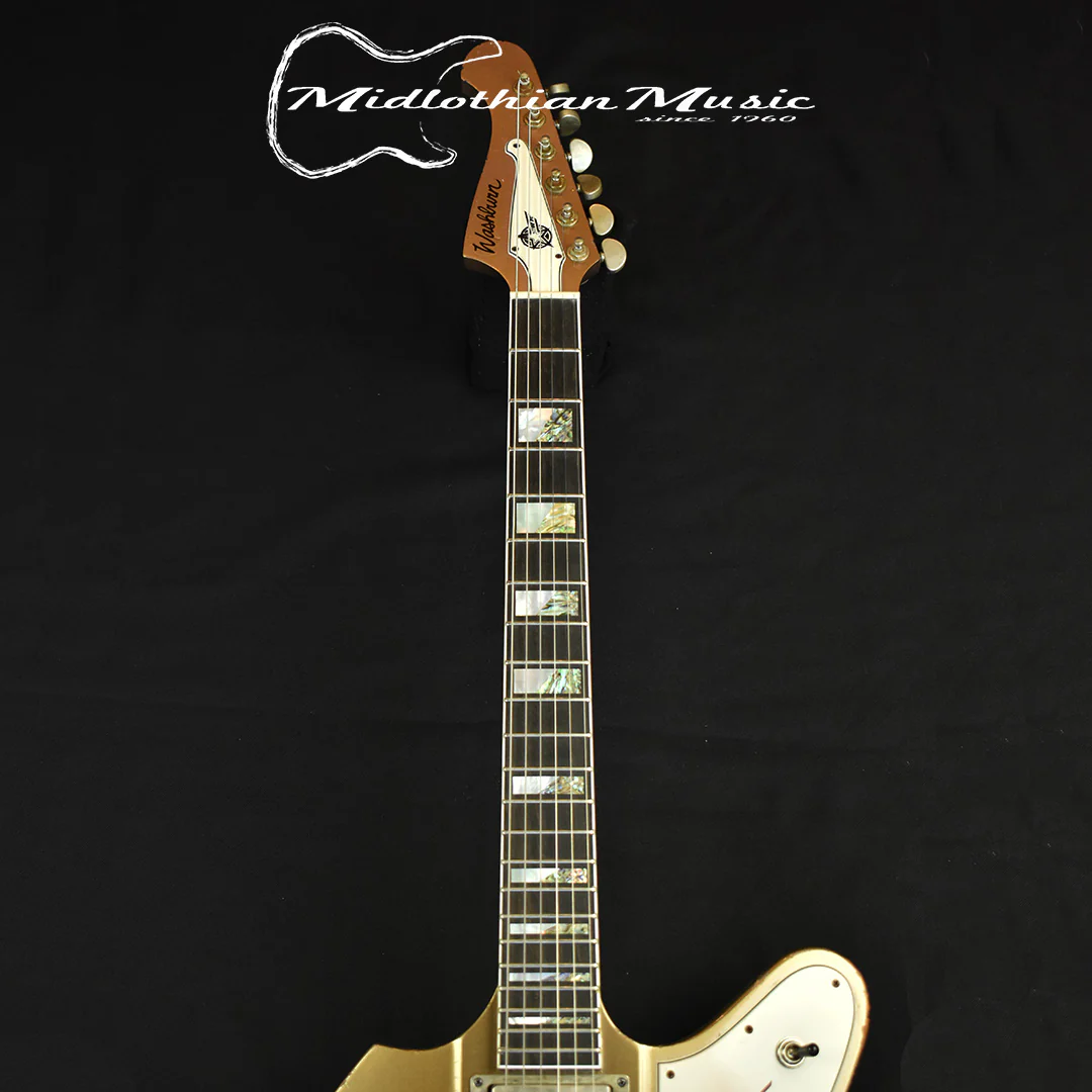 Washburn PS2012RGM Starfire Time Traveler Series -  Golden Mist - Electric Guitar w/Case - Image 3